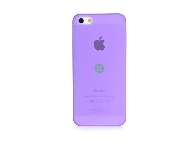 Чехол Dexim AOU Fashion для Apple iPhone 5/5S (фиолетовый, гелевый)