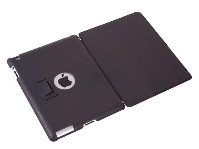 Чехол X-doria Dash Slim case для Apple iPad 2/New iPad (черный, кожанный)