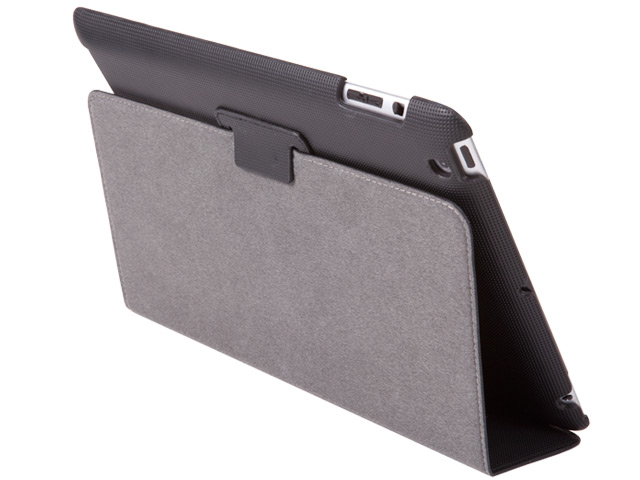 Чехол X-doria Dash Slim case для Apple iPad 2/New iPad (черный, кожанный)