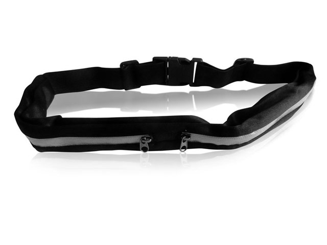 Чехол-повязка Yotrix Extreme Fitting Belt для телефонов (2 отделения, черный, матерчатый)