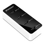 Зарядное устройство Broway USB Smart Charger универсальное (сетевое, 9.6A, 4xUSB, черное)
