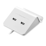 Зарядное устройство UGreen USB Charging Station универсальное (сетевое, 3.4A, 2xUSB, белое)