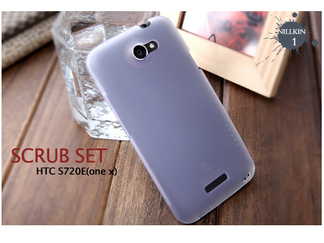 Чехол Nillkin Soft case для HTC One X S720e (белый, гелевый)