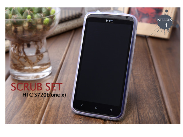 Чехол Nillkin Soft case для HTC One X S720e (белый, гелевый)