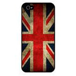 Скин Pate Front Back Protector для Apple iPhone 5/5S (UK Flag)
