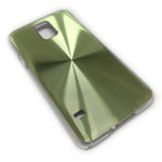 Чехол Yotrix MetalCase Round для Samsung Galaxy S5 SM-G900 (зеленый, алюминиевый)