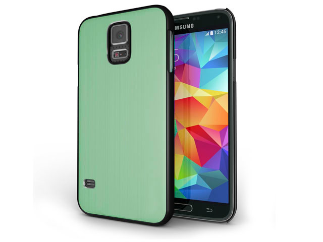 Чехол Yotrix MetalCase для Samsung Galaxy S5 SM-G900 (зеленый, алюминиевый)
