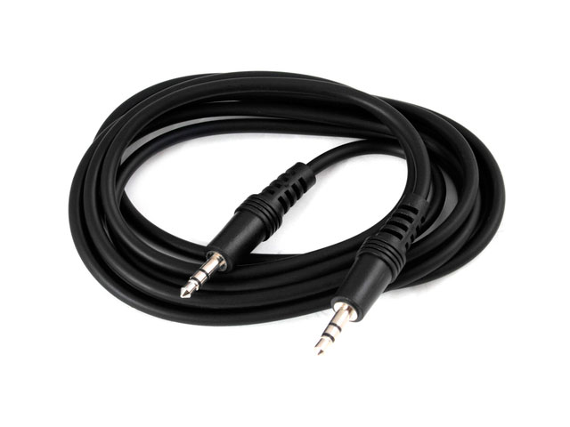 AUX-кабель Yotrix Simple AuxCable (черный, 1 м, разъемы 3.5 мм)