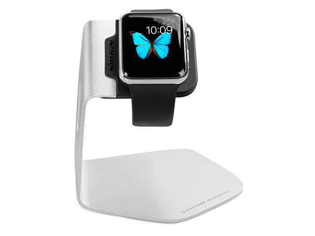 Подставка Nillkin C-Stand для часов Apple Watch (серая, алюминиевая)