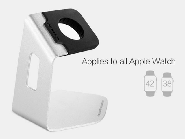 Подставка Nillkin C-Stand для часов Apple Watch (серая, алюминиевая)