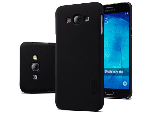 Чехол Nillkin Hard case для Samsung Galaxy A8 SM-A8000 (черный, пластиковый)
