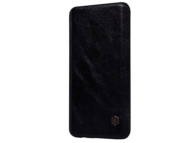 Чехол Nillkin Qin leather case для Samsung Galaxy S6 edge plus SM-G928 (черный, кожаный)