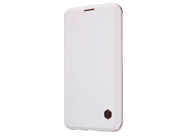 Чехол Nillkin Qin leather case для Samsung Galaxy S6 edge plus SM-G928 (белый, кожаный)