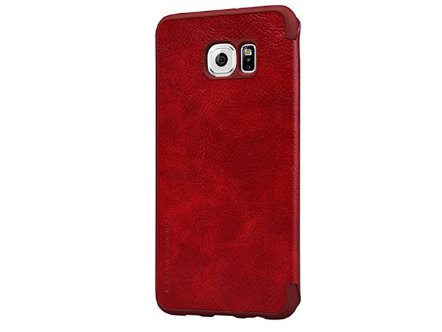 Чехол Nillkin Qin leather case для Samsung Galaxy S6 edge plus SM-G928 (красный, кожаный)