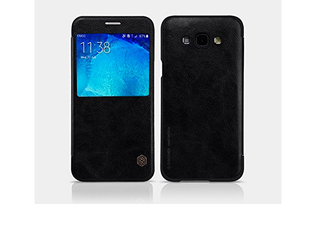 Чехол Nillkin Qin leather case для Samsung Galaxy A8 SM-A8000 (черный, кожаный)