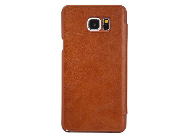 Чехол Nillkin Qin leather case для Samsung Galaxy Note 5 N920 (коричневый, кожаный)