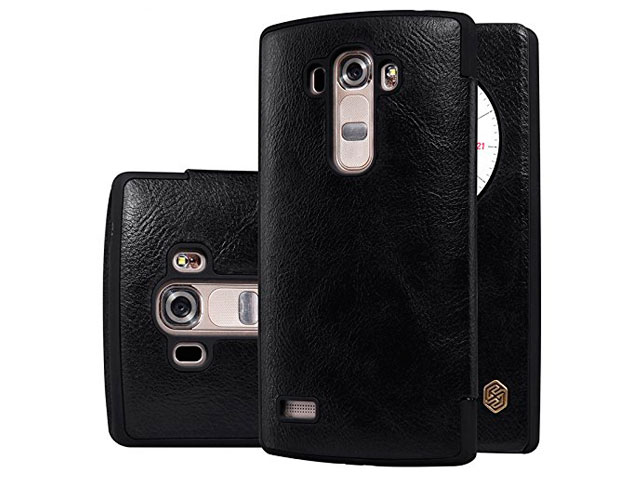 Чехол Nillkin Qin leather case для LG G4 mini H736 (черный, кожаный)