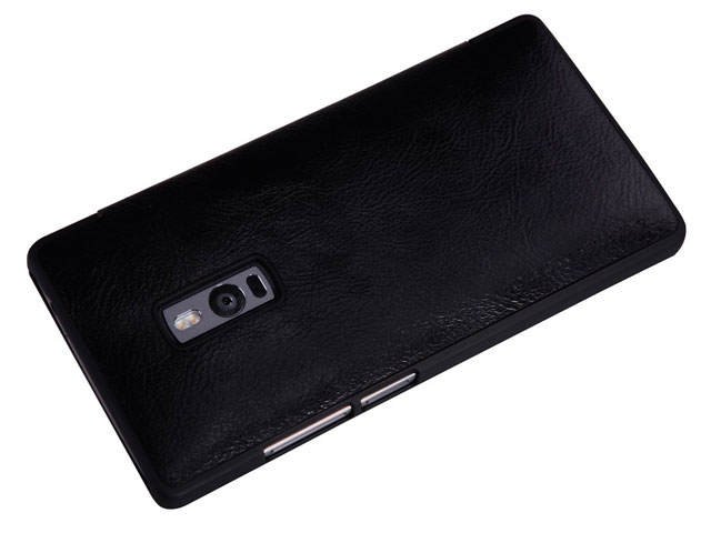 Чехол Nillkin Qin leather case для OnePlus Two (черный, кожаный)