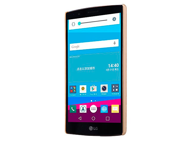 Чехол Nillkin Hard case для LG G4 mini H736 (золотистый, пластиковый)