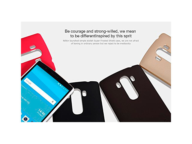 Чехол Nillkin Hard case для LG G4 mini H736 (золотистый, пластиковый)
