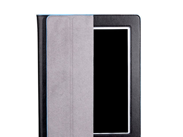 Чехол YoGo ThinBook для Apple iPad 2/new iPad (черный, кожанный)