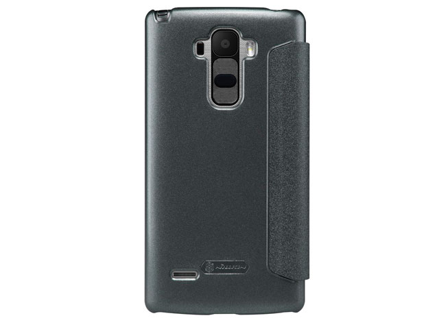 Чехол Nillkin Sparkle Leather Case для LG G4 Stylus H540F (темно-серый, винилискожа)
