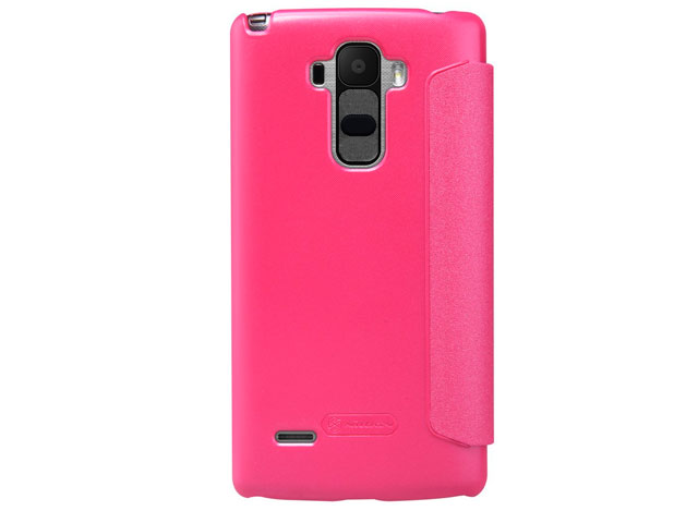 Чехол Nillkin Sparkle Leather Case для LG G4 Stylus H540F (розовый, винилискожа)