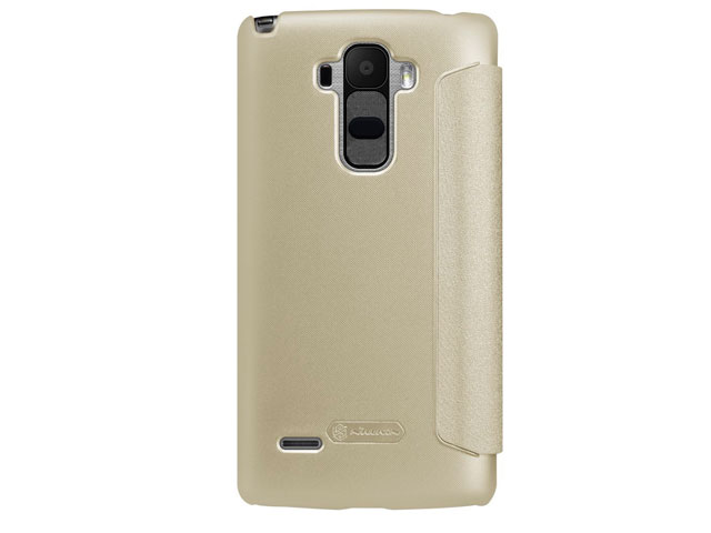 Чехол Nillkin Sparkle Leather Case для LG G4 Stylus H540F (золотистый, винилискожа)