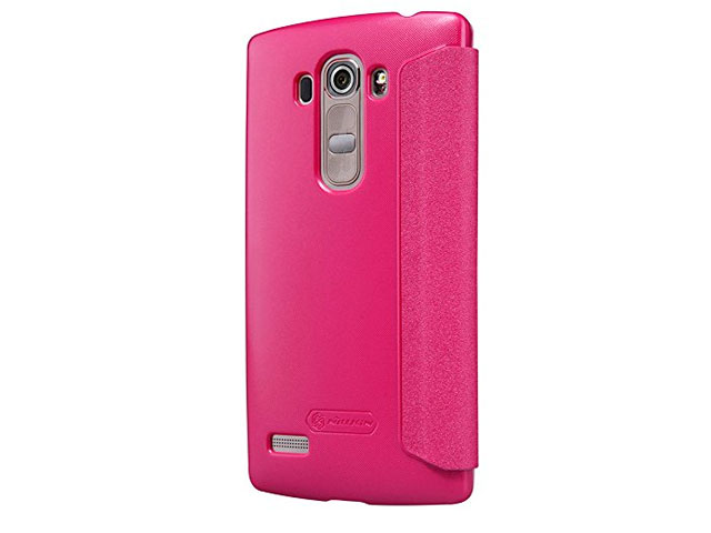 Чехол Nillkin Sparkle Leather Case для LG G4 mini H736 (розовый, винилискожа)