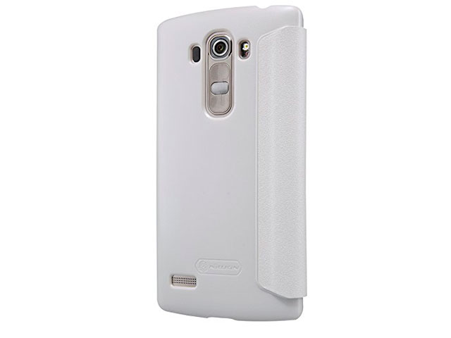 Чехол Nillkin Sparkle Leather Case для LG G4 mini H736 (белый, винилискожа)