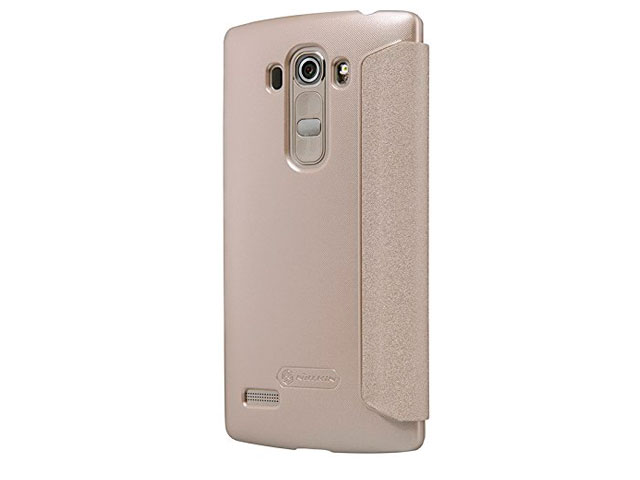 Чехол Nillkin Sparkle Leather Case для LG G4 mini H736 (золотистый, винилискожа)