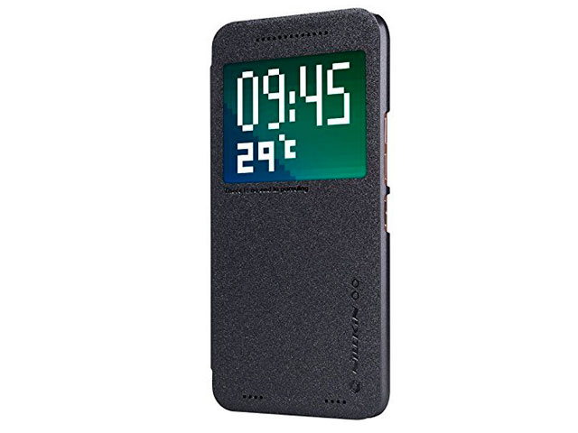 Чехол Nillkin Sparkle Leather Case для HTC One M9 plus (темно-серый, винилискожа)