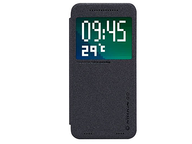 Чехол Nillkin Sparkle Leather Case для HTC One M9 plus (темно-серый, винилискожа)