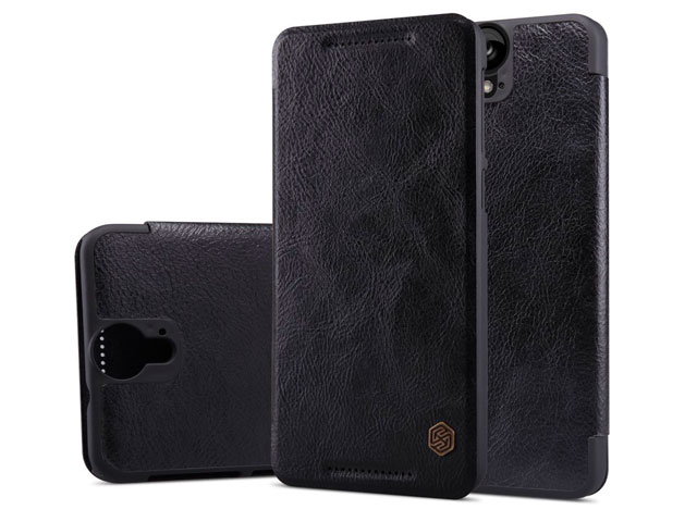 Чехол Nillkin Qin leather case для HTC One E9 plus (черный, кожаный)