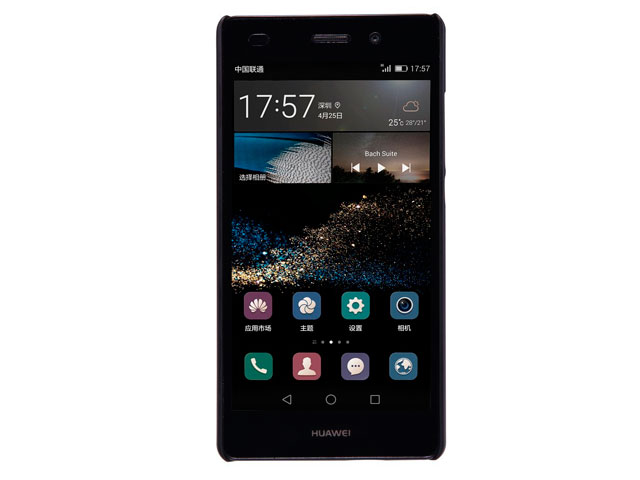 Чехол Nillkin Hard case для Huawei P8 lite (черный, пластиковый)