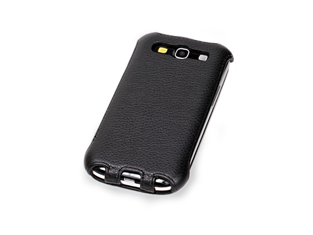 Чехол Yotrix FlipCase для Samsung Galaxy S3 i9300 (кожанный, черный)