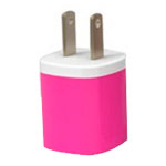 Зарядное устройство Arun iColor универсальное (сетевое, 1A, розовое)