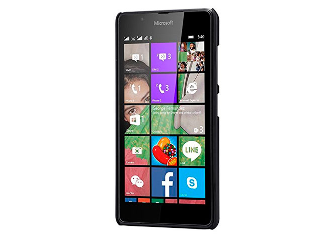 Чехол Nillkin Hard case для Microsoft Lumia 540 (черный, пластиковый)