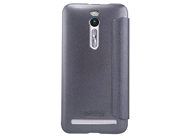 Чехол Nillkin Sparkle Leather Case для Asus ZenFone 2 ZE550ML (темно-серый, винилискожа)