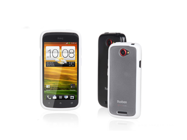 Чехол YooBao Protect case для HTC One S Z520e (гелевый/пластиковый, белый)