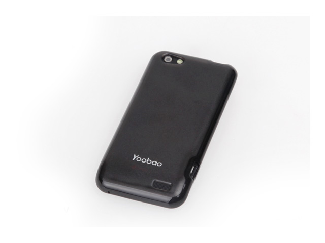 Чехол YooBao Protect case для HTC One V T320e (гелевый/пластиковый, черный)