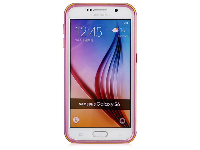Чехол X-doria Bump Leather для Samsung Galaxy S6 SM-G920 (розовый, кожаный)