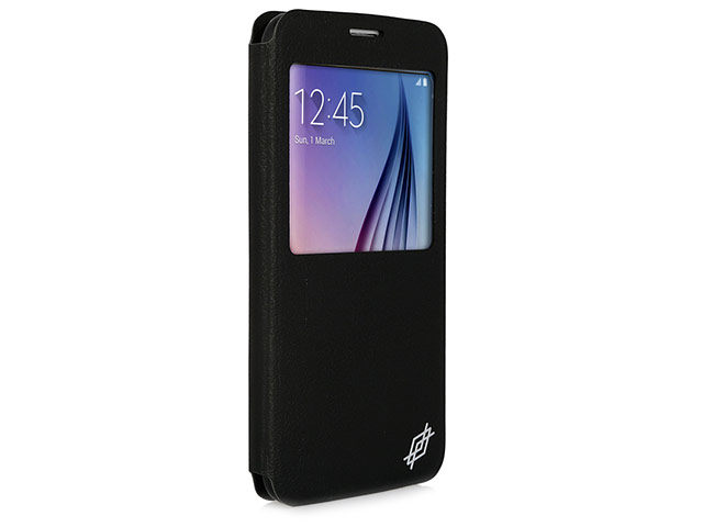Чехол X-doria Dash Folio View для Samsung Galaxy S6 SM-G920 (черный, кожаный)