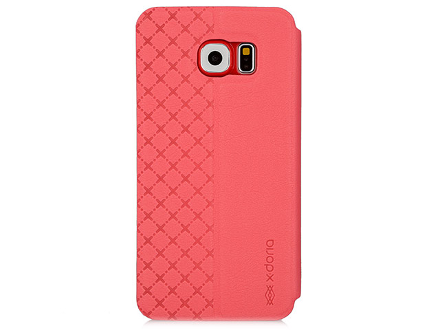 Чехол X-doria Dash Folio View для Samsung Galaxy S6 SM-G920 (розовый, кожаный)