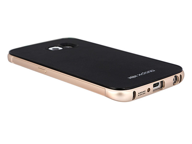 Чехол X-doria Bump Leather для Samsung Galaxy S6 edge SM-G925 (золотистый, кожаный)