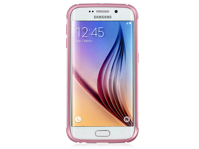 Чехол X-doria Bump Leather для Samsung Galaxy S6 edge SM-G925 (розовый, кожаный)