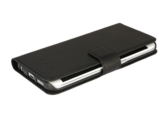 Чехол X-doria Dash Folio Bright для Samsung Galaxy S6 edge SM-G925 (черный, кожаный)