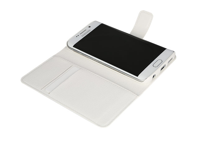 Чехол X-doria Dash Folio Bright для Samsung Galaxy S6 edge SM-G925 (белый, кожаный)