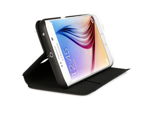 Чехол X-doria Dash Folio Edge для Samsung Galaxy S6 edge SM-G925 (черный, кожаный)