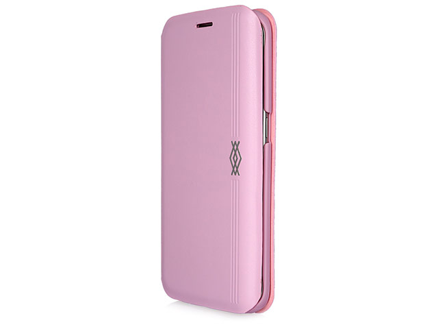 Чехол X-doria Dash Folio Edge для Samsung Galaxy S6 edge SM-G925 (розовый, кожаный)